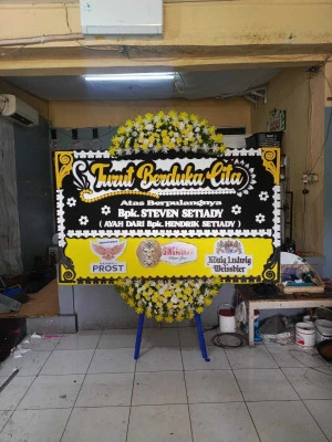 Papan Bunga di Parung Panjang