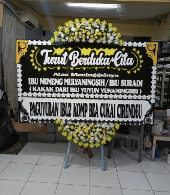 Papan Bunga di Parung Panjang