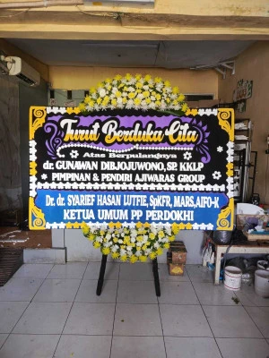 Papan Bunga di Parung Panjang